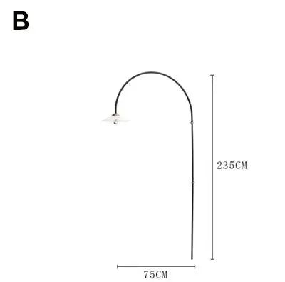 Zelda – Nordic Long-Pole Rotary Swing Arm LED Wall Lamp for Flexible Lighting Monalume