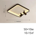 Sigrid – Nordic Minimalist LED Ceiling Lamp with Adjustable Spotlight for Modern Spaces Monalume