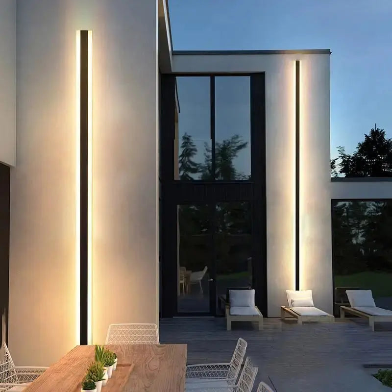 Frida – Modern Long Strip IP65 Waterproof LED Outdoor Lamp for Durable Exterior Lighting Monalume
