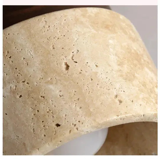 Japandi Stone & Walnut LED Ceiling Downlight –  Hana Lampasa.com
