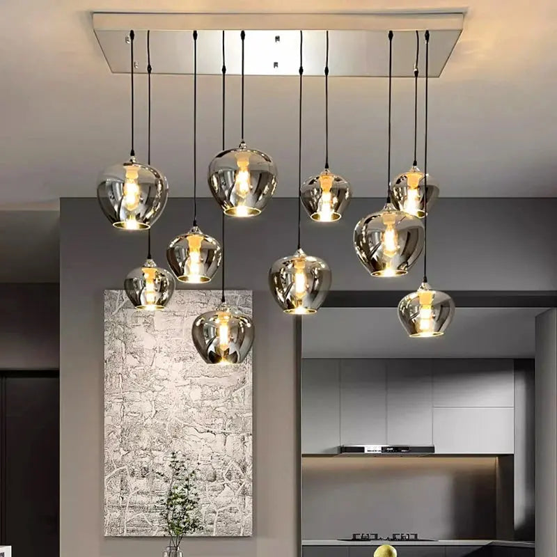 Orman – Sophisticated Luxury Glass Dimmable Pendant Lamp for Elegant Interiors Monalume