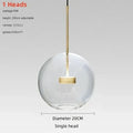 Edzard – Unique Glass Bubble Dimmable LED Pendant Light for Modern Interiors Monalume.com