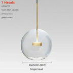 Edzard – Unique Glass Bubble Dimmable LED Pendant Light for Modern Interiors Monalume.com