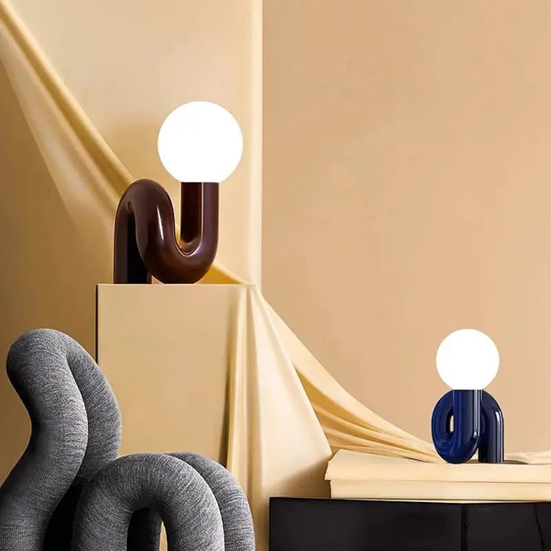 Emil – Nordic Postmodern LED Table Lamp for Stylish Modern Homes Monalume