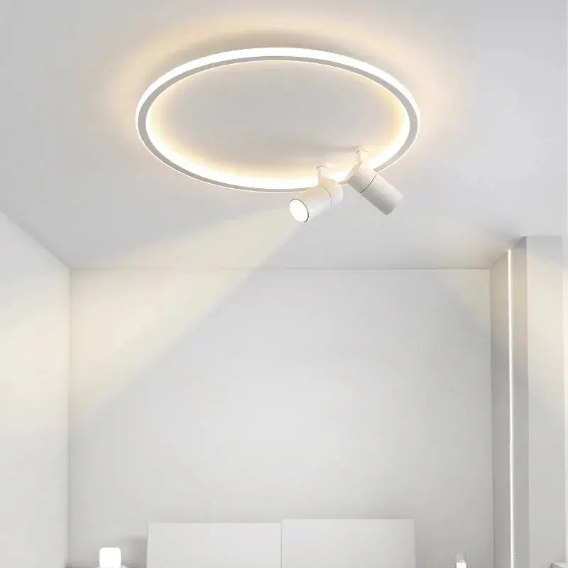 Alva – Modern Dimmable LED Ceiling Lamp with Adjustable Spotlights for Versatile Lighting Monalume