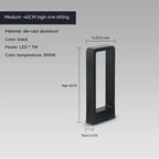 Modern Arch-Shaped IP65 Outdoor LED Floor Lamp for Stylish, Durable Lighting Monalume