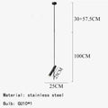 Kelvar – Modern Rotatable Stainless Steel Pendant LED Spotlight Lampasa.com