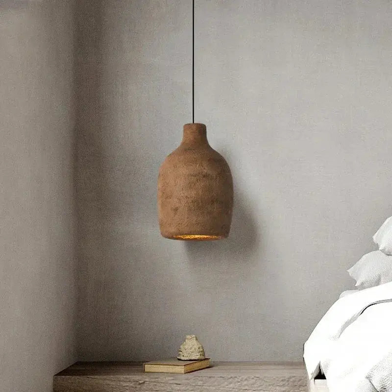 Satoko – Handmade Japanese Wabi-Sabi LED Pendant Light for Calm and Minimalist Interiors Monalume
