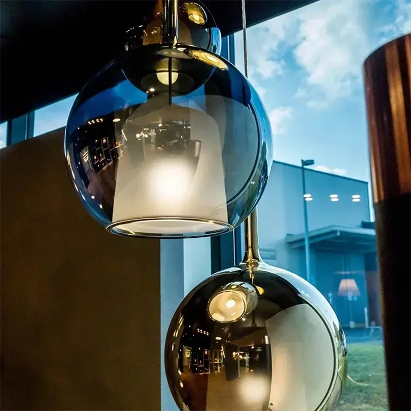 Odin – Luxury Elegant Glass Ball LED Pendant Lamp for Sophisticated Interiors Monalume