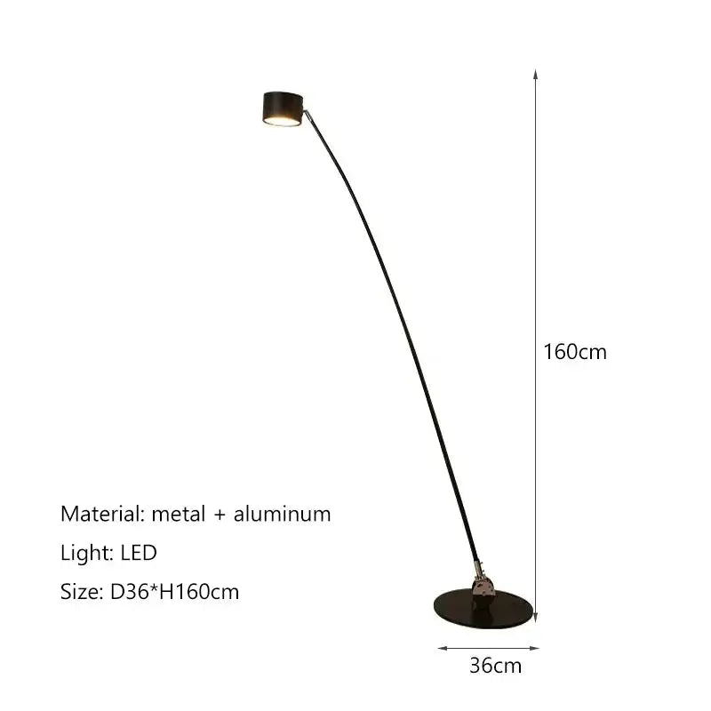 Embla – Modern Minimalist Long Strip LED Floor Lamp for Sleek, Ambient Lighting Monalume