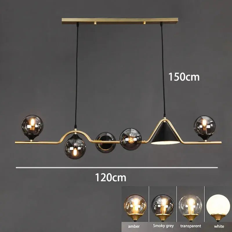 Larson – Dimmable Retro LED Pendant Light for Dining Tables and Bars Monalume.com