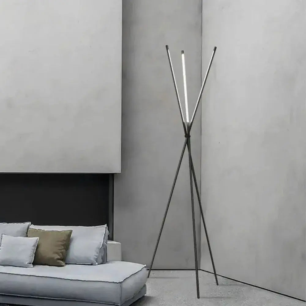 Alma – Nordic Minimalist Dimmable LED Floor Lamp for Modern Interiors Monalume