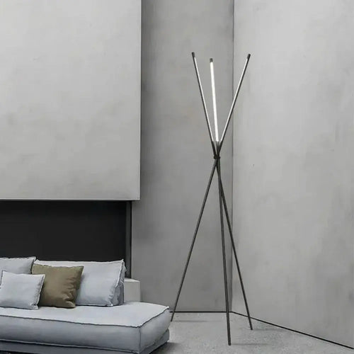 Alma – Nordic Minimalist Dimmable LED Floor Lamp for Modern Interiors Monalume