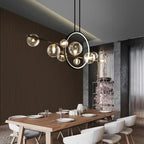 Nenna – Modern LED Pendant Light with Metal and Glass Design for Dining Tables and Bars Monalume.com