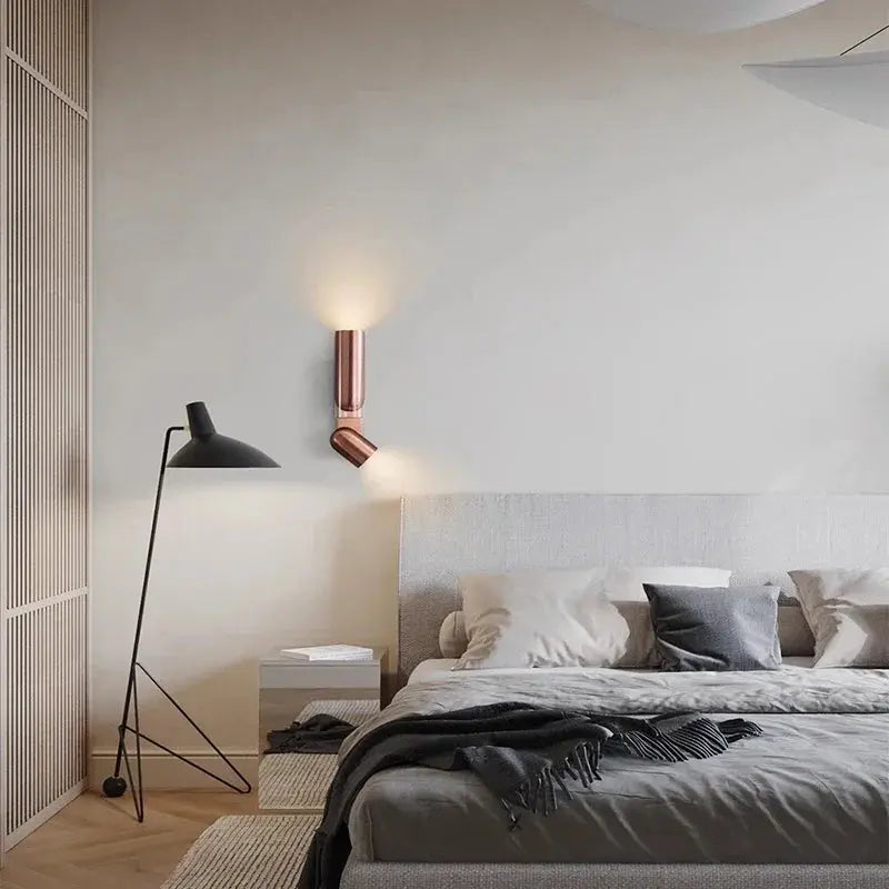 Mia – Postmodern Adjustable Head LED Wall Lamp for Versatile Lighting Monalume