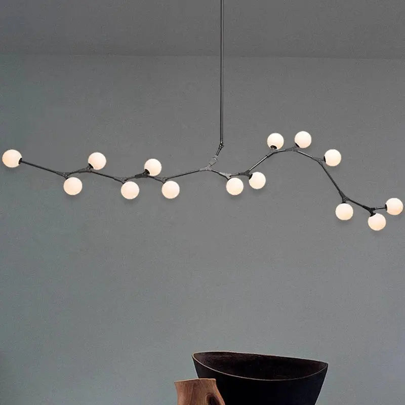 Viggo – Creative Branch-Style Extra-Long Dimmable LED Pendant Light for Dining Tables and Bars Monalume.com