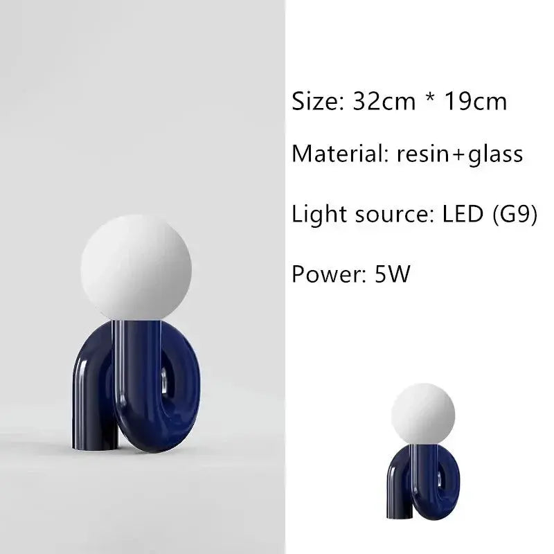 Emil – Nordic Postmodern LED Table Lamp for Stylish Modern Homes Monalume