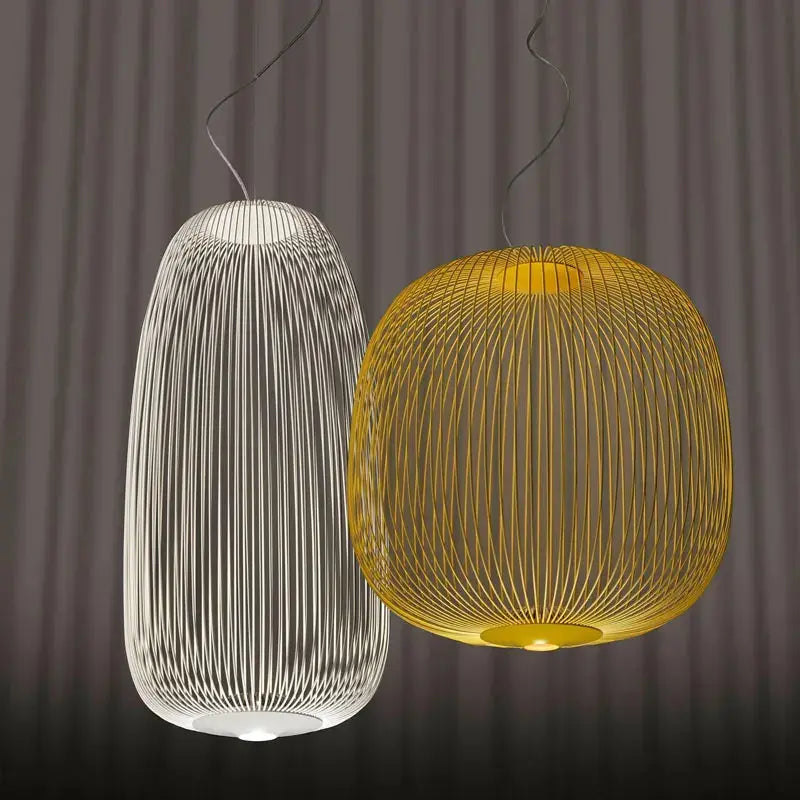 Dagmar – Designer Birdcage Dimmable Pendant Lamp for Unique, Stylish Lighting Monalume