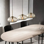 Mirla – Modern Glass LED Pendant Lamp for Sleek, Contemporary Lighting Monalume