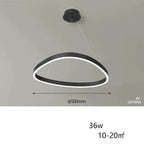 Astrid – Modern Brushed Dimmable LED Ceiling Light with Elegant Ring Design Monalume.com