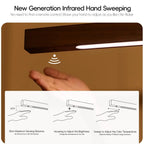Einar (Walnut-Pine Edition) – Dimmable Wooden Sweep Sensor Smart LED Pendant Lamp for Modern Smart Homes Monalume