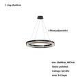 Espen – Modern Glass Circle Dimmable LED Pendant Lamp for Sleek Lighting Monalume
