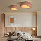 Miki – Japanese Wabi-Sabi LED Ceiling Lamp for Natural, Minimalist Spaces Monalume