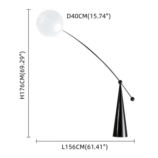Elara – Creative Minimalist Modern Dimmable LED Floor Lamp Lampasa.com