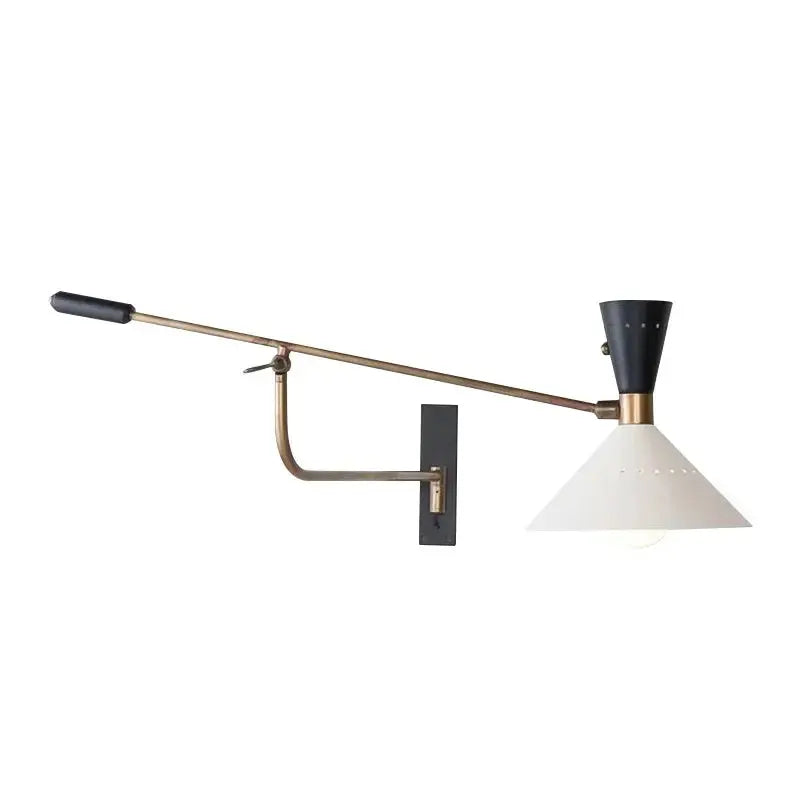 Saga – Nordic Adjustable Long Arm LED Reading Wall Lamp for Cozy Spaces Monalume