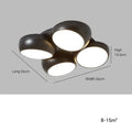 Lykke – Nordic Honeycomb Style LED Ceiling Lamp for Modern, Geometric Lighting Monalume