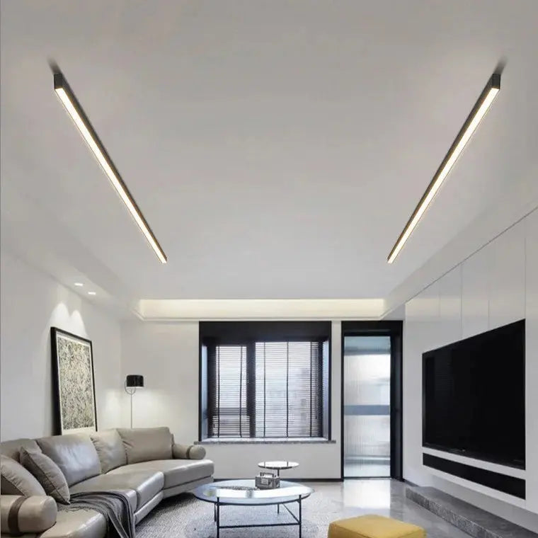 Asta – Modern Minimalist Long Beam LED Ceiling Lamp for Sleek Lighting Monalume