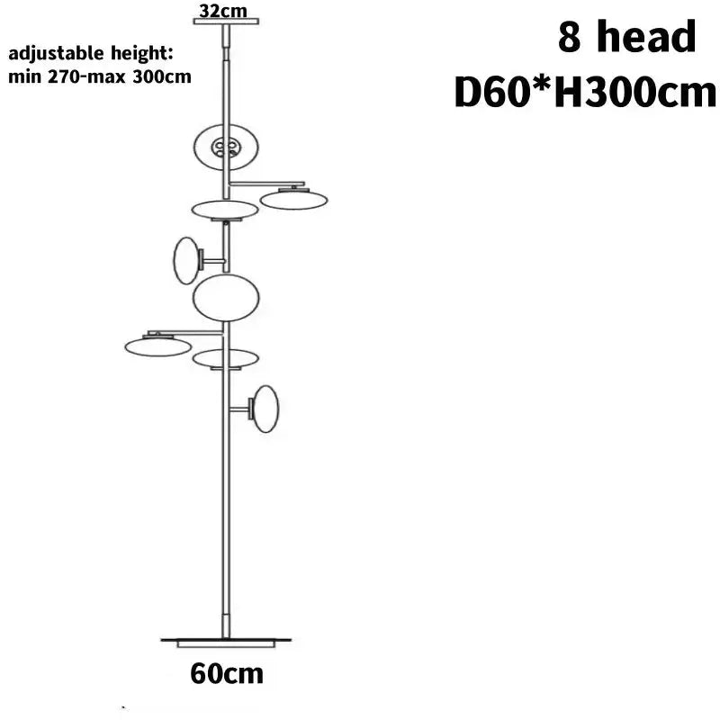 Vexa – Modern Creative Corner LED Floor Lamp Lampasa.com