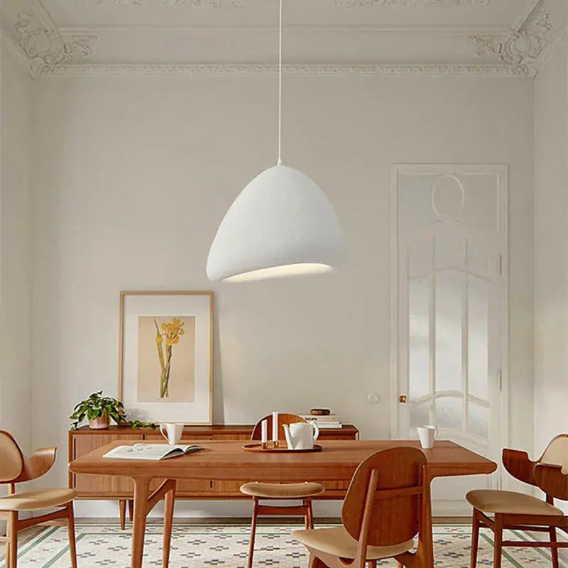 Yuko – Handmade Japanese Wabi-Sabi LED Pendant Light for Natural and Minimalist Interiors Monalume