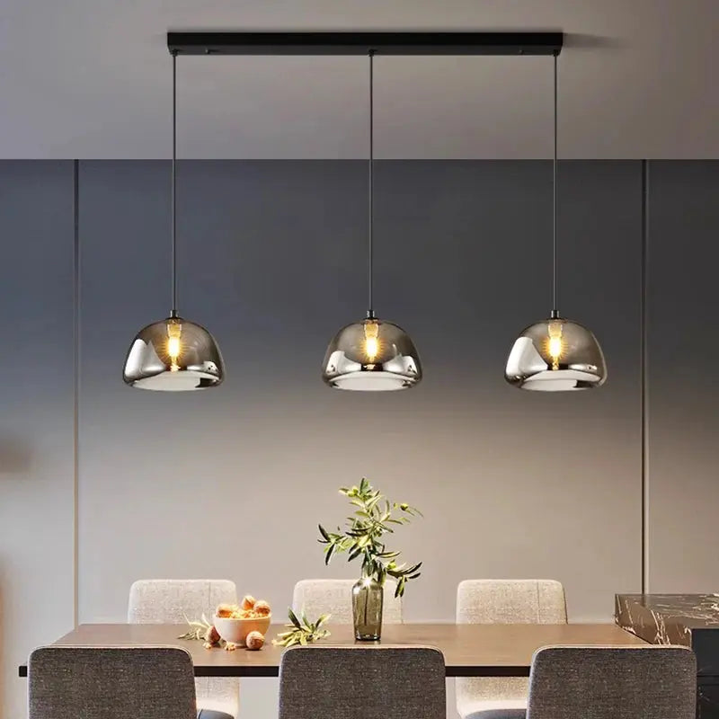 Ingvar – Dimmable Glass LED Pendant Light for Dining Tables and Bars Monalume.com