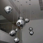 Elna – Modern Lava-Inspired Nordic LED PVC Ball Pendant Lamp for Bold, Stylish Lighting Monalume