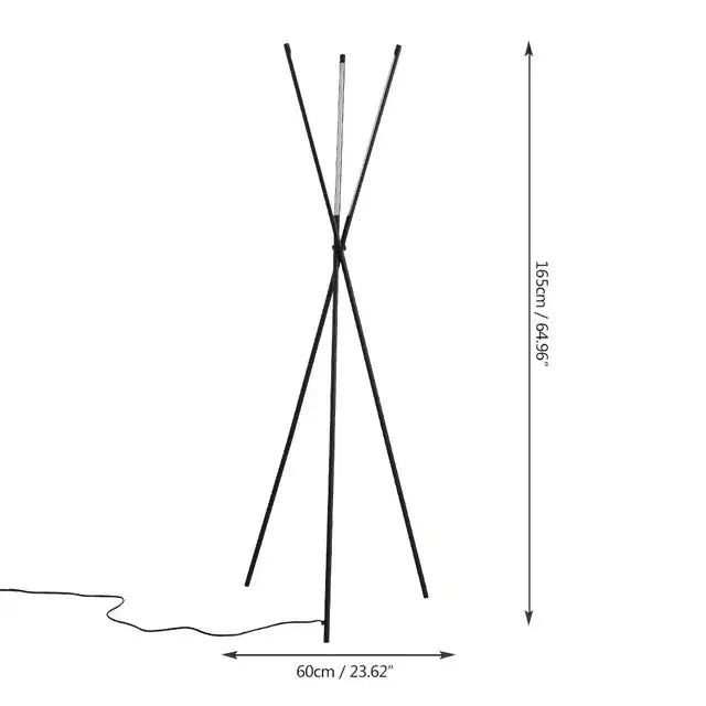 Alma – Nordic Minimalist Dimmable LED Floor Lamp for Modern Interiors Monalume