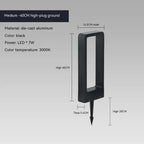 Modern Arch-Shaped IP65 Outdoor LED Floor Lamp for Stylish, Durable Lighting Monalume