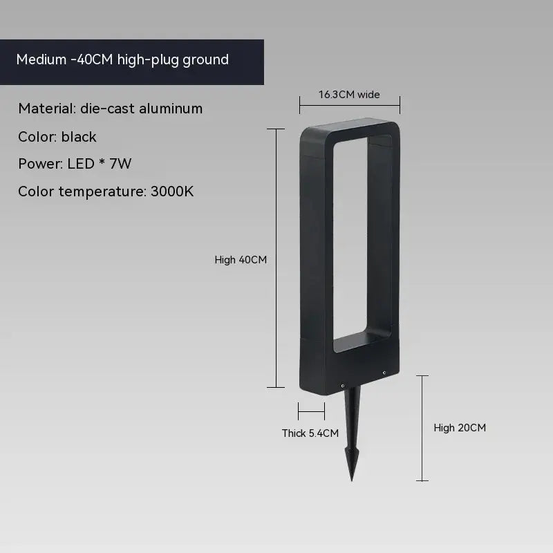 Modern Arch-Shaped IP65 Outdoor LED Floor Lamp for Stylish, Durable Lighting Monalume