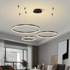 Nirvik – Modern Scandinavian Dimmable LED Ring Pendant Lamp Lampasa.com