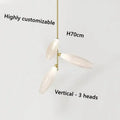 Malou – Scandinavian Rice Grain Glass Dining Table Dimmable LED Pendant Lamp Lampasa.com