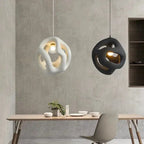 Misaki – Unique Handmade Japanese Wabi-Sabi LED Pendant Light for Tranquil, Minimalist Interiors Monalume