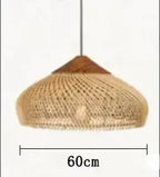 Ronja – High-Quality Handmade Rattan LED Pendant Light for Natural, Cozy Interiors Monalume