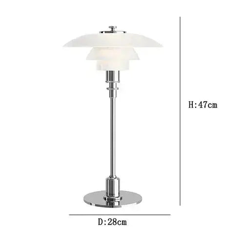 Helga – High-Quality LED Glass Table Lamp for Elegant Lighting Monalume