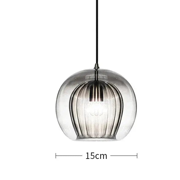 Liam – Nordic Modern LED Pendant Light with Elegant Glass Shade Lampasa.com