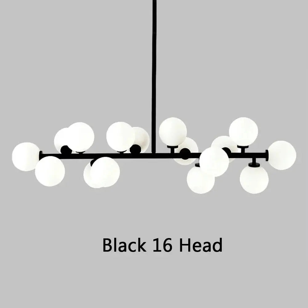 Asmund – Modern Glass Ball LED Pendant Light for Dining Tables and Bars Monalume.com