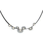 Krystof – Nordic Dimmable LED Pendant Light with Glass Shade and Leather Belt Suspension Monalume.com