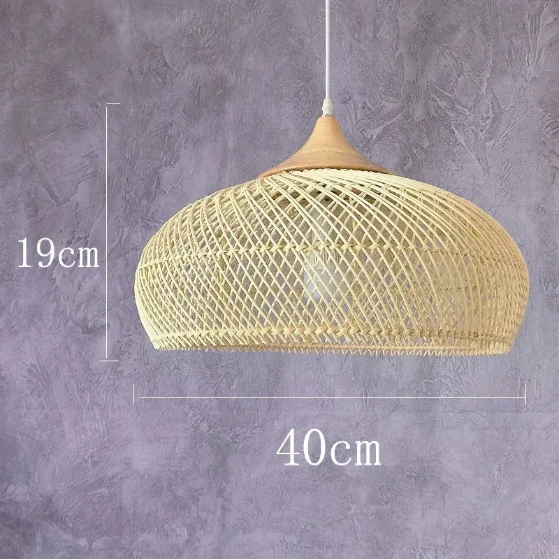Ronja – High-Quality Handmade Rattan LED Pendant Light for Natural, Cozy Interiors Monalume