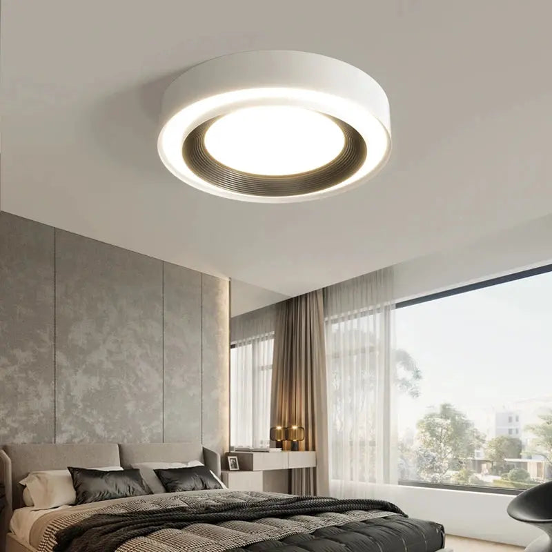 Sami – Elegant Scandinavian Circular LED Ceiling Lamp for Modern Interiors Monalume