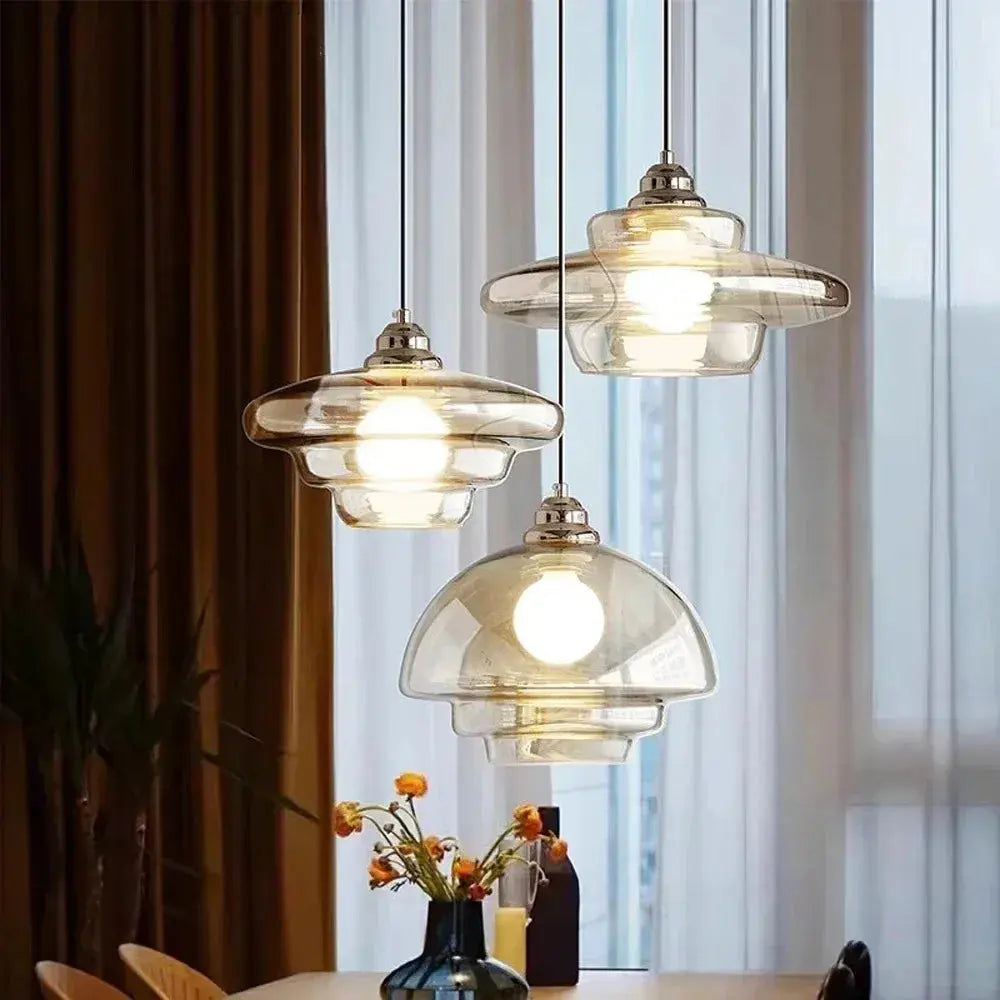 Amara – Antique Style LED Glass Pendant Lamp Lampasa.com