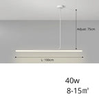 Eira – Dimmable Minimalist LED Pendant Light for Dining Tables and Bars Monalume.com